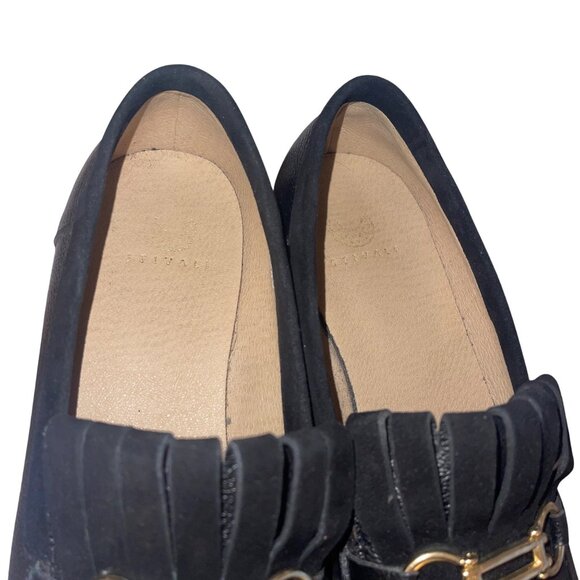 Stivali Womens Loafers  Size 9.5 Black New York Divinity Leather Casual - Picture 2 of 15